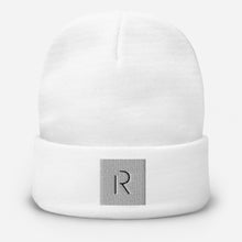 Load image into Gallery viewer, RSA Logo Embroidered Beanie - White
