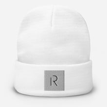 Load image into Gallery viewer, RSA Logo Embroidered Beanie - White
